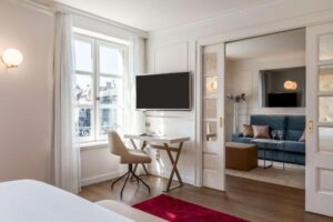 suite avec chambre et séjour