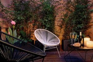 petite terrasse du boutique hôtel suite735 à Venise