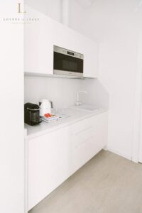 kitchenette dans l'appartement à louer à Venise
