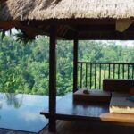 Piscine privée dans une villa privative de l'hôtel Ubud Hanging Garden à Bali