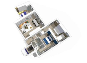 plan de l'appartement