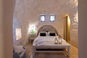 chambre dans un trulli des Pouilles