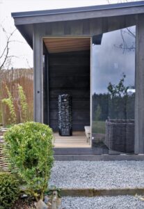 sauna privé allant avec la maison d'une location vacances dans la région de l'Eifel en Allemagne