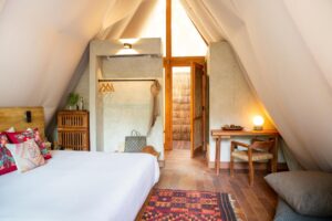 intérieure de la chambre sous forme de lodge