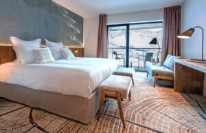 chambre de l'hôtel 5* Voulezvous à Tignes le Lac