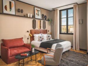 Chambre triple à la vue sur le Vieux Port de Marseille