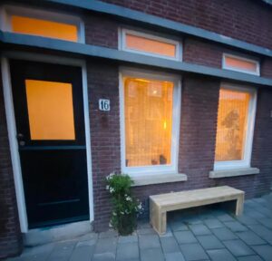 façade de l'appartement airbnb Tiny Beachhouse à Scheveningen