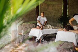 massages et soins à l'hôtel Our Habitas Bacalar au Mexique