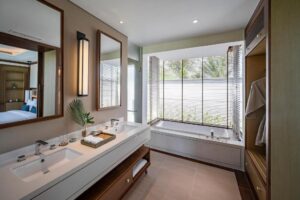 salle de ain dans les villas de l'hôtel