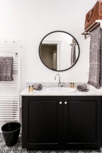 chaque chambre dispose de sa salle de douche