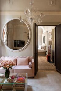 suite avec salon et chambre à l'hôtel Nolinski Venezia