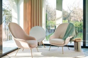 petit salon cosy du boutique hotel Bagatelle Gardenhouse à Budapest
