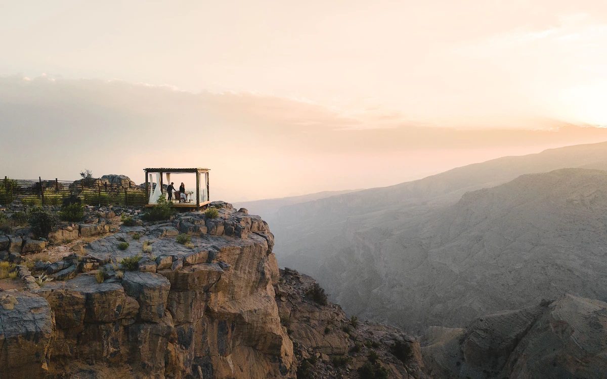 espace romantique et panoramique pour organiser des massages en duo ou un dîner romantique