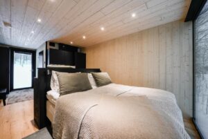 lit double dans un des lodges