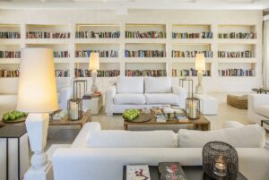 salon détente à l'hôtel Borgo Egnazia entre Brindisi et Bari