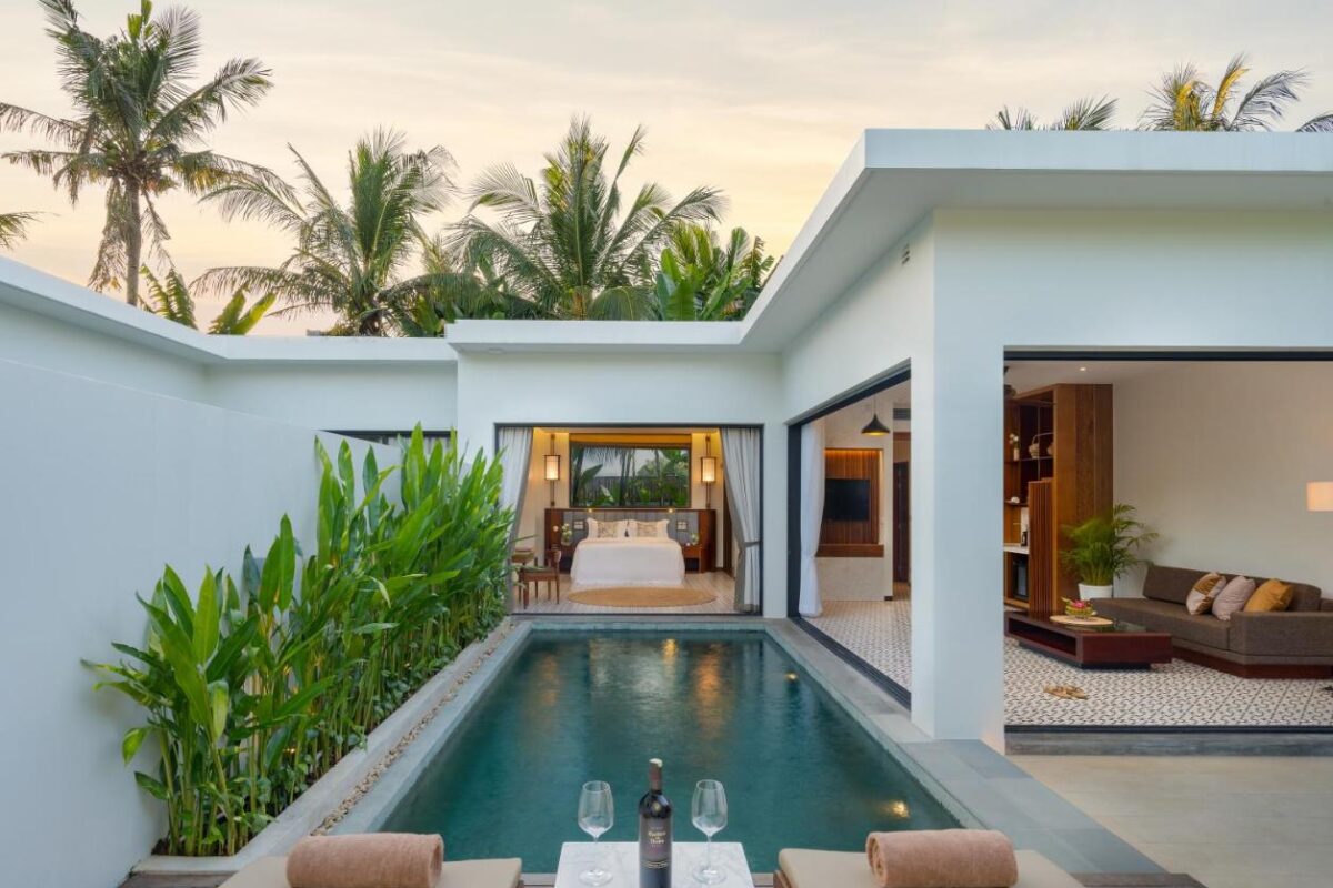 villa jusqu'à 3 chambres avec piscine privée dans un hôtel du centre-ville de Siem Reap au Cambodge, à 20 min des temples d'Angkor