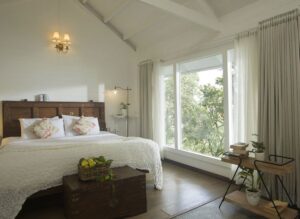 chambre romantique et cosy de type cottage à l'hôtel Hills & Hues au Kerala en Inde