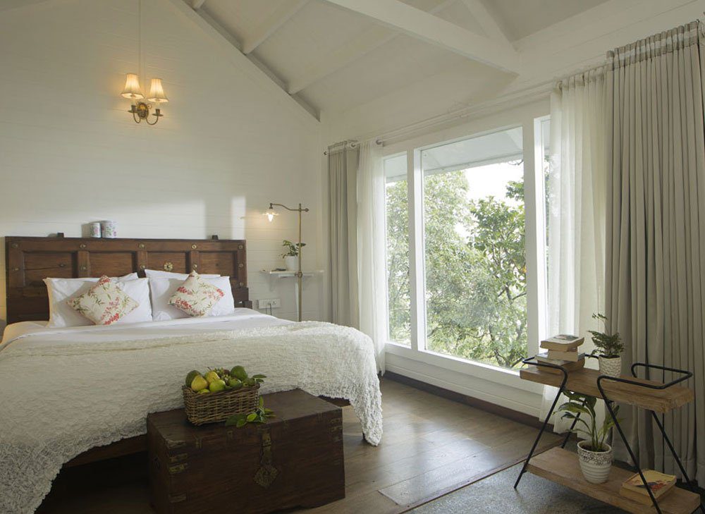 chambre romantique et cosy de type cottage à l'hôtel Hills & Hues au Kerala en Inde