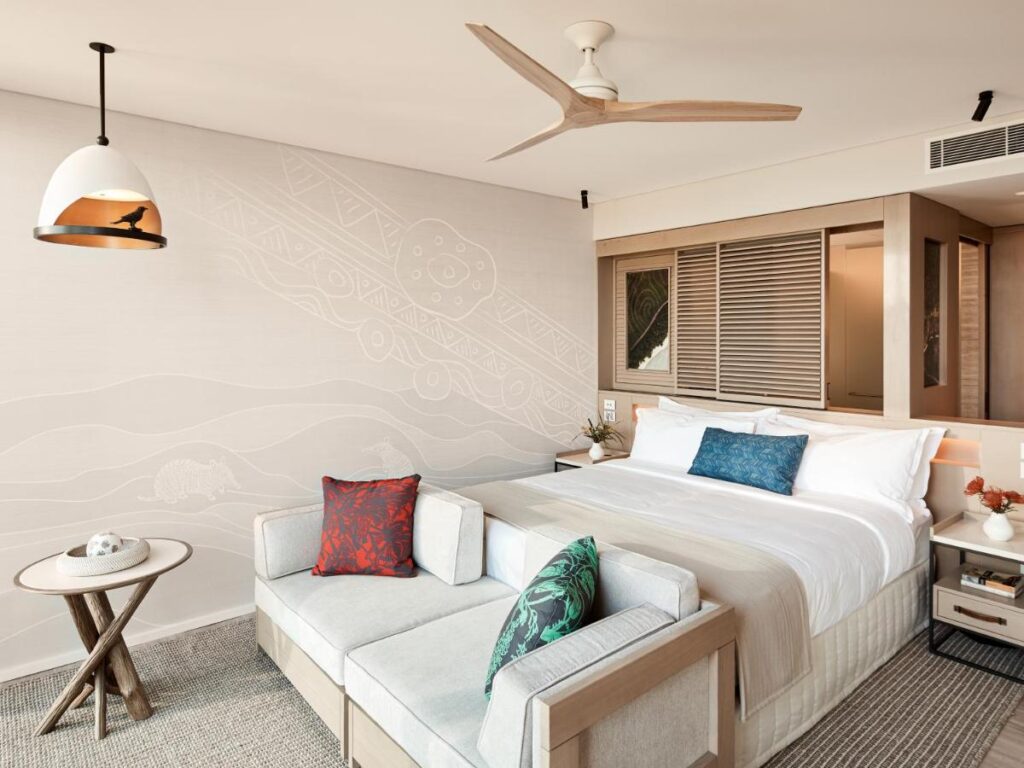 chambre spacieuse et élégante à l'hôtel Wildlife Retreat at Taronga Zoo de Sydney