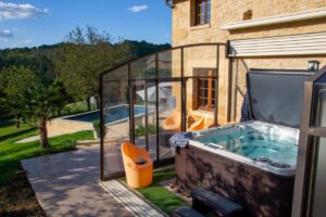 jacuzzi de la chambre d'hôtes