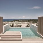 suite avec piscine privée et vue panoramique à à l'hôtel Olea All Suite sur l'île de Zakynthos