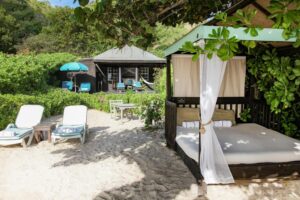 plage privée isolé des regards dans un cottage de l'hôtel Keyonna Beach Resort