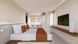 studio plus spacieux que les chambres pour les personnes séjournant plus longtemps à Phnom Penh
