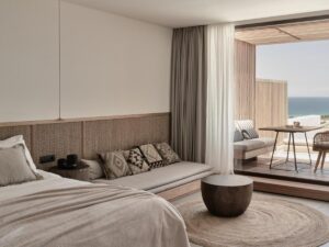 suite pouvant accueillir jusqu'à 3 personnes à l'hôtel Olea All Suite sur l'île de Zakynthos