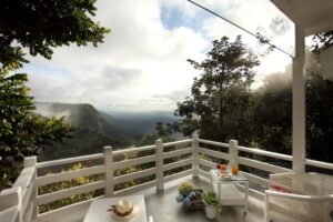 chaque chambre possède une terrasse pour admirer la vue incroyable sur le paysage