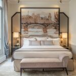 chambre cosy et romantique de l'hôtel Elysia à proximité des Champs Elysées à Paris