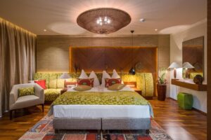 chambre luxe spacieuse et confortable