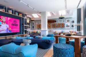 salle de jeux au club enfants de l'hôtel Four Seasons Hotel Bahrain Bay