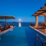 villa à louer avec piscine privée et vue mer