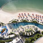 plage privée et piscines à l'hôtel Four Seasons Bahrain Bay