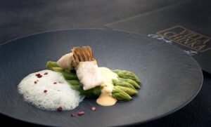 exemple de plat servi au restaurant de l'hôtel Villa Chinka