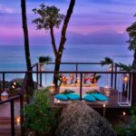 dîner romantique idéal pour une lune de miel ou un anniversaire de mariage sur l'île de Mahé aux Seychelles
