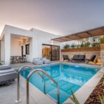 villas à louer avec piscine privée sur la côte ouest de la Grèce entre Corfou et Leucade