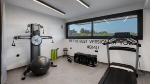 salle de fitness de la résidence Sezian Boutique Homes and Villas
