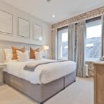 Chambre du boutique hôtel de Charme Tithe Barn Hotel dans la région du parc national du Lake District en Angleterre