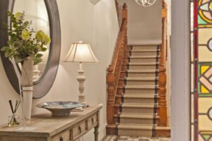 escalier menant aux chambres