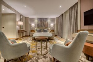 chambre dans une suite deluxe de l'hôtel