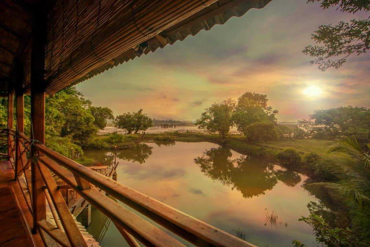 vue depuis la terrasse du restaurant