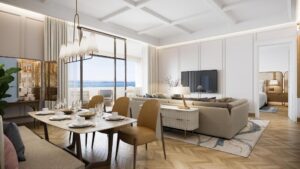 séjour avec espace salon et salle à manger