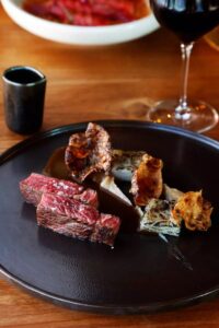 exemple de plat servi au restaurant de l'hôtel