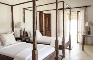 chambre twin dans une suite familiale pour 4 personnes
