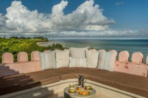 toit terrasse au sommet d'une des suites