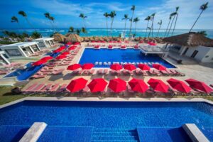 nombreuses piscines de l'hôtel réparties partout sur le resort
