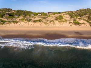 vue depuis la mer de l'écolodge