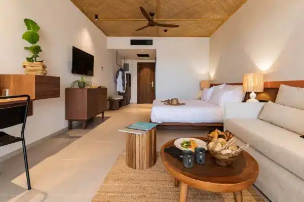 jolie et cosy chambre de l'hôtel Lindos Aqua Terra