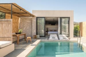 suite avec piscine privée pour un séjour intimiste et cosy sur l'île de Rhodes